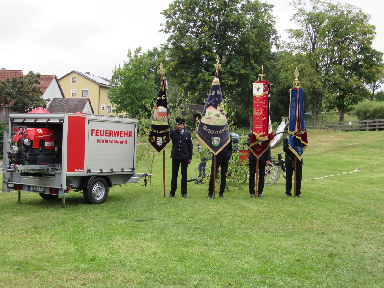 Segnung Tragkraftspritzenanhänger FF Kleinschwand
