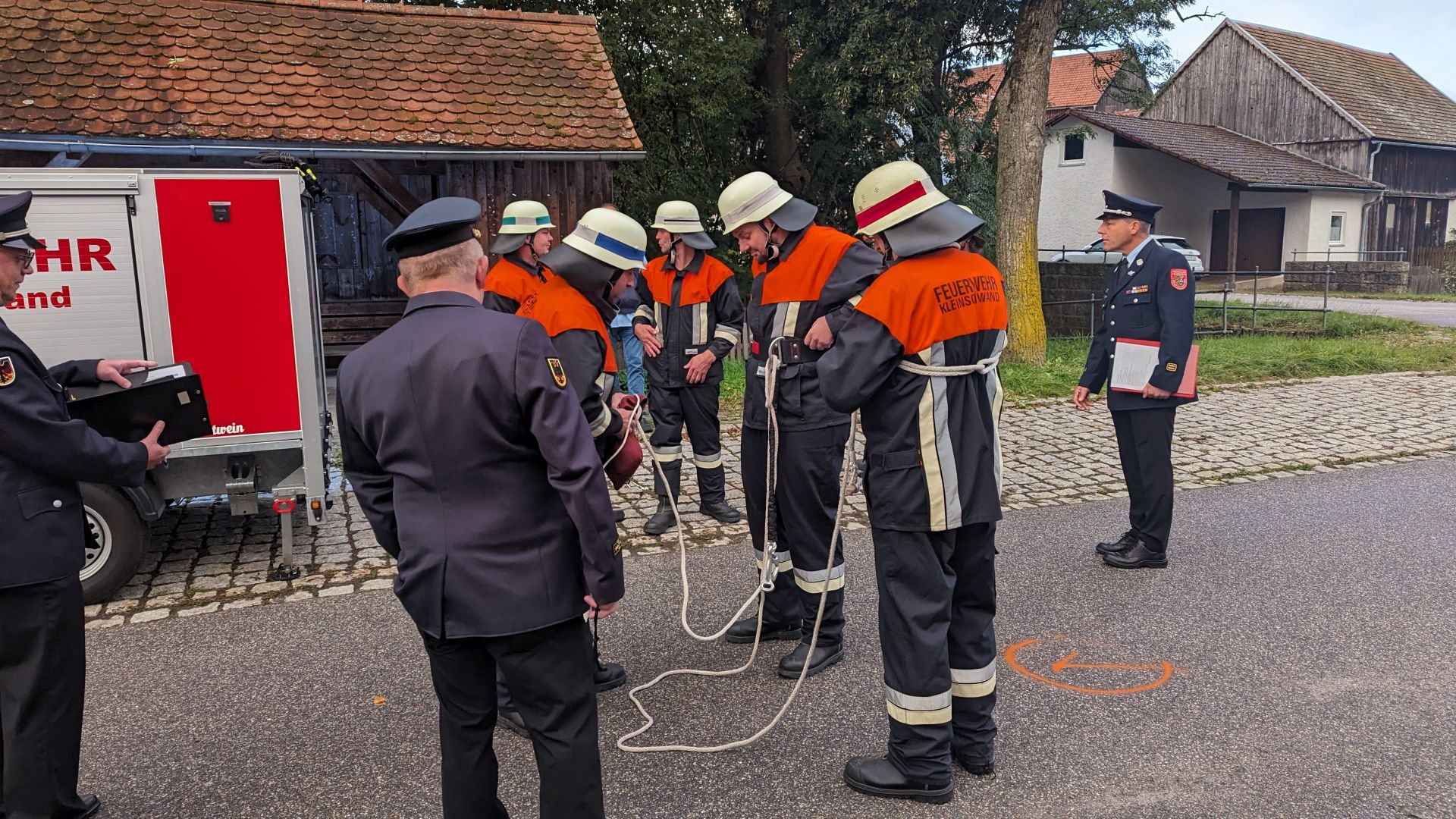 Leistungsabzeichen und bayerische Jugendspanne 09/2023 der FF Kleinschwand