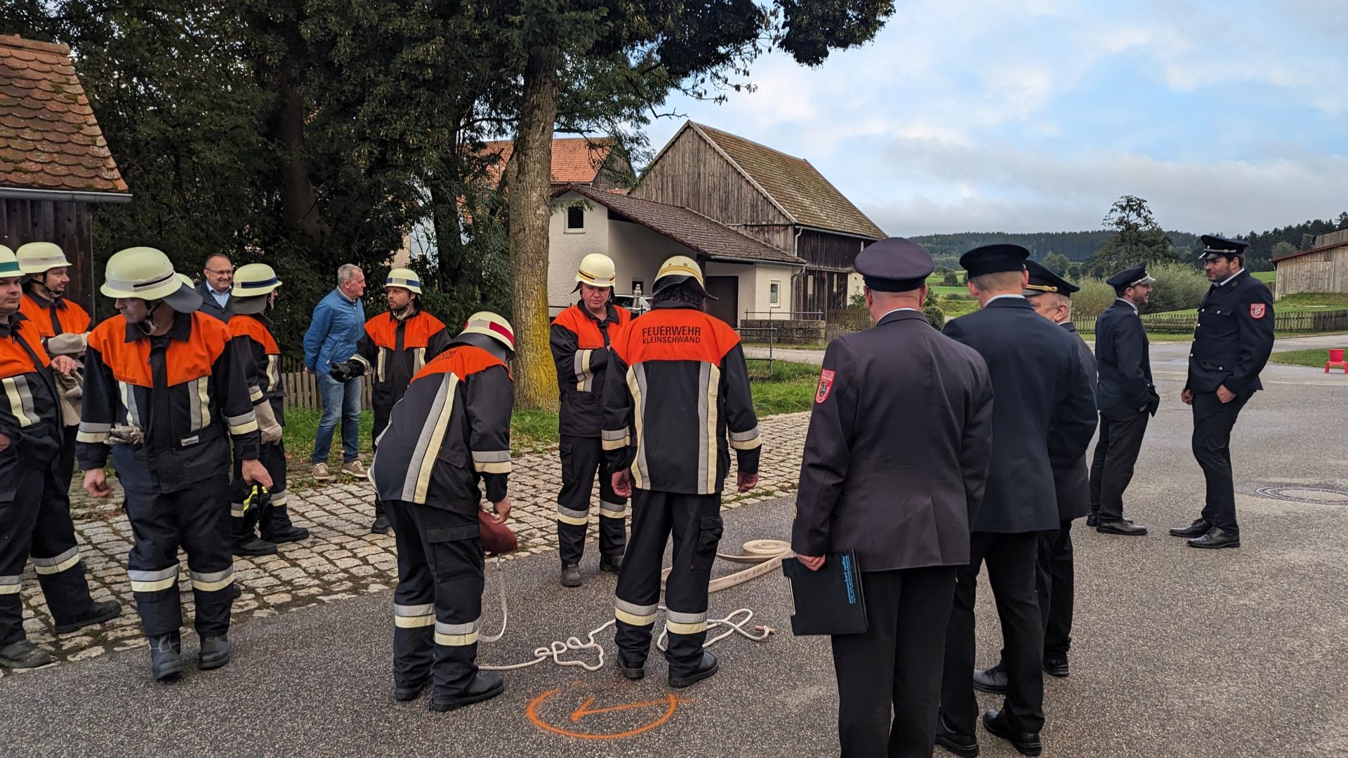 Leistungsabzeichen und bayerische Jugendspanne 09/2023 der FF Kleinschwand