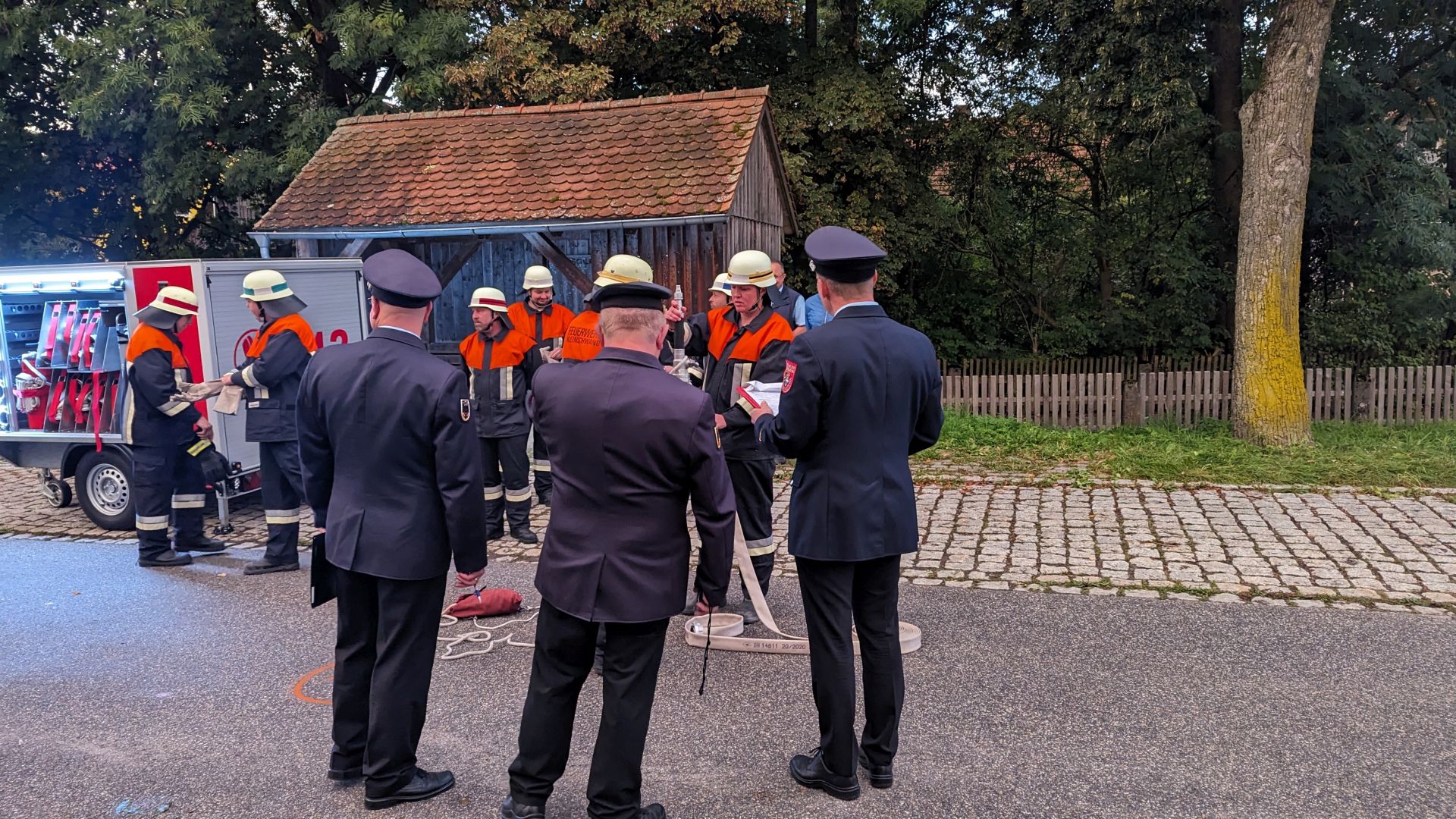 Leistungsabzeichen und bayerische Jugendspanne 09/2023 der FF Kleinschwand