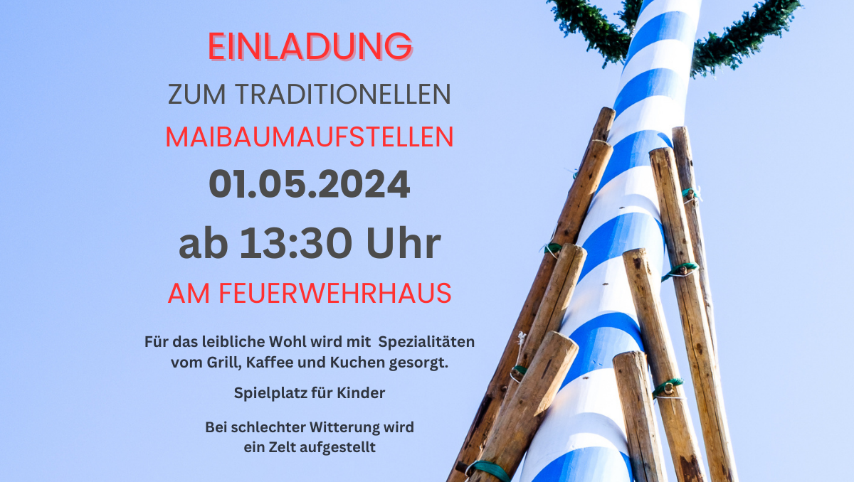 Maibaumaufstellen 01.05.2024